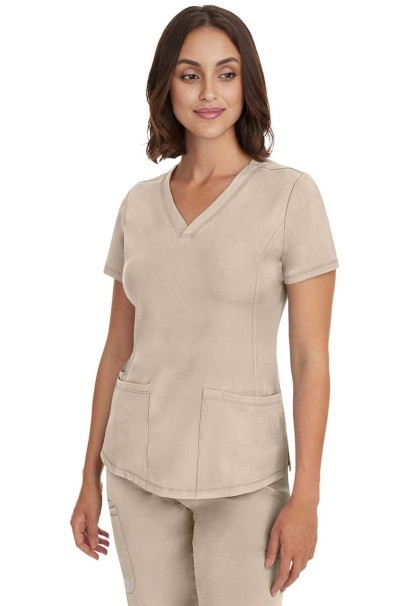Dámska lekárska blúza Healing Hands Monica V-neck béžová-1