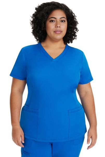 Dámska lekárska blúza Healing Hands Monica V-neck kráľovsky modrá-1