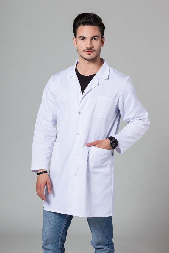 Lekársky pracovný plášť Sunrise Uniforms biely-1