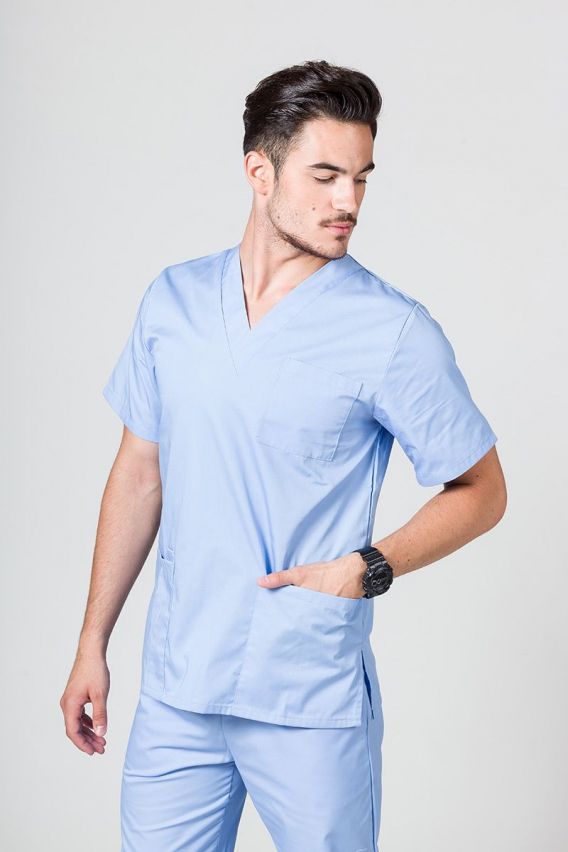 Pánska lekárska blúzka Sunrise Uniforms modrá-1