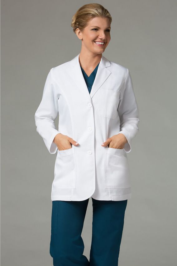 Dámský zdravotnický plášť Maevn Classic bílý-1
