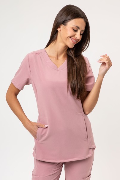 Dámska lekárska blúza Uniforms World 518GTK™ Lucy pastelově ružová-1