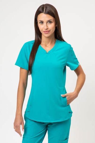 Dámska lekárska blúza Uniforms World 518GTK™ Lucy morsky modrá-1