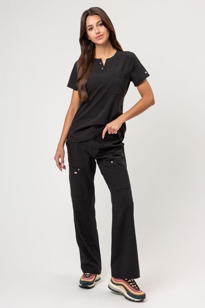 Dámska lekárska súprava Dickies EDS NXT (blúza Round Neck, nohavice Wide Leg) čierna-1