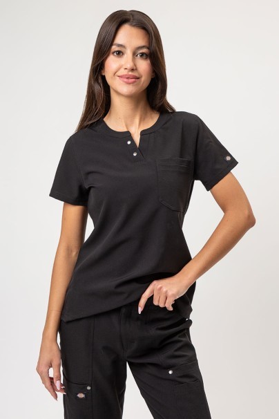 Dámska lekárska blúza Dickies EDS NXT Round Neck čierna-1