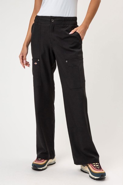 Dámske lekárske nohavice Dickies EDS NXT Wide Leg čierne-1