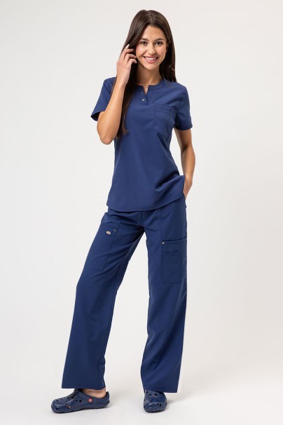 Dámska lekárska súprava Dickies EDS NXT (blúza Round Neck, nohavice Wide Leg) námornícky modrá-1