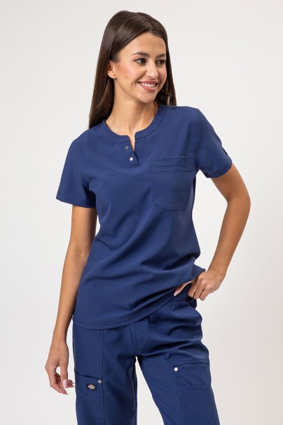Dámska lekárska blúza Dickies EDS NXT Round Neck námornícka modrá-1