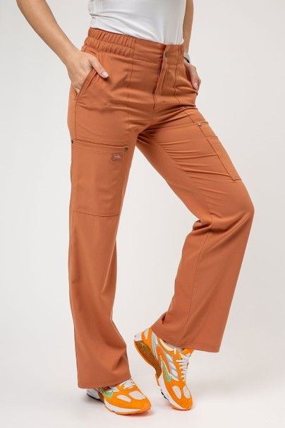 Dámske lekárske nohavice Dickies EDS NXT Wide Leg hnedé-1