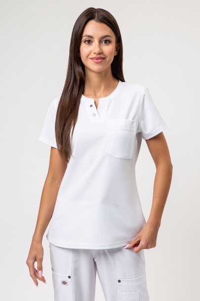 Dámska lekárska blúza Dickies EDS NXT Round Neck biela-1
