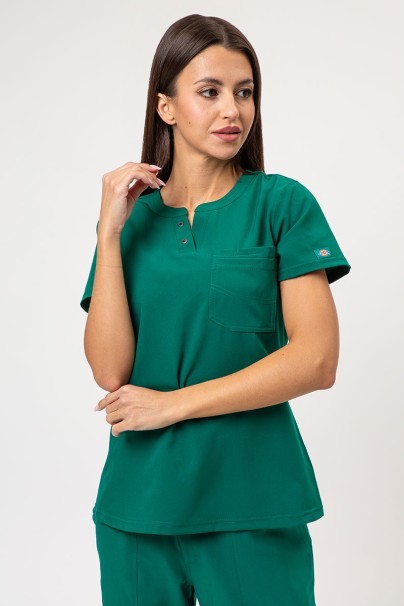 Dámska lekárska blúza Dickies EDS NXT Round Neck zelená-1