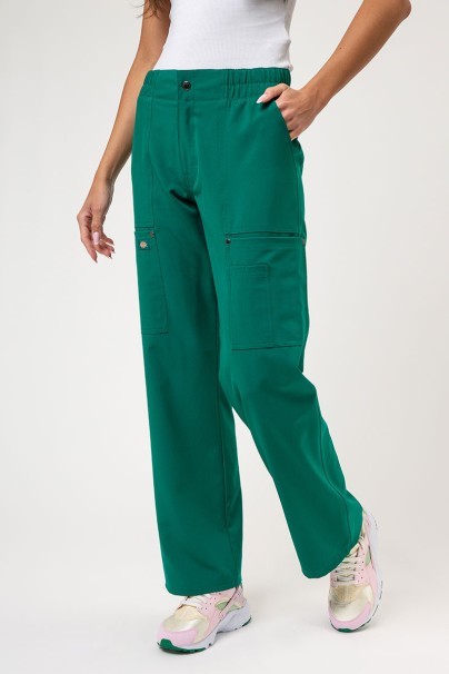 Dámske lekárske nohavice Dickies EDS NXT Wide Leg zelené-1