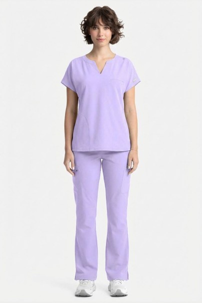 Dámska lekárska súprava Maevn Momentum (blúza Dolman, nohavice Flare Leg) levanďulová-1