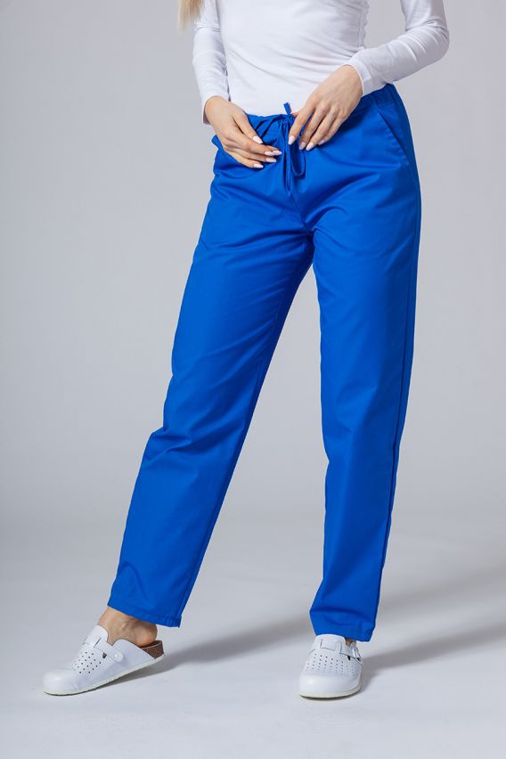 Univerzálne lekárske nohavice Sunrise Uniforms Basic Regular kráľovsky modré-1