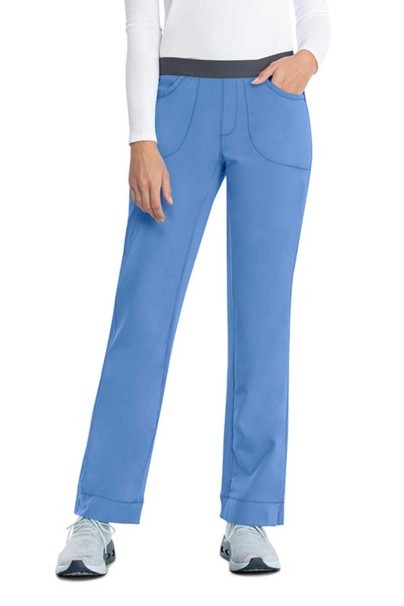 Dámske lekárske nohavice Cherokee Infinity Slim Pull-on klasicky modré-1