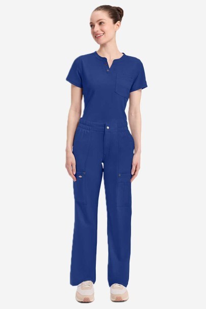 Dámska lekárska súprava Dickies EDS NXT (blúza Round Neck, nohavice Wide Leg) tmavo modrá-1