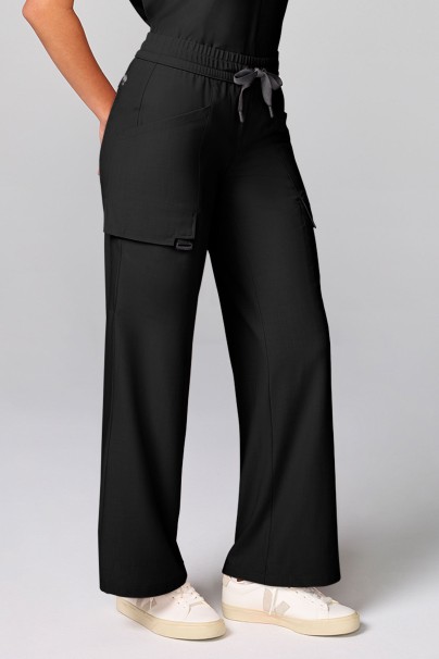 Dámske zdravotnícke nohavice Healing Hands Wide Leg Petite čierne
