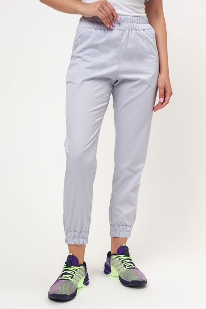 Dámske lekárske nohavice Sunrise Easy FRESH jogger svetlo šedé-1