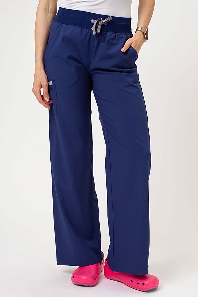 Dámske lekárske nohavice Maevn Momentum Wide Leg námornícky modré