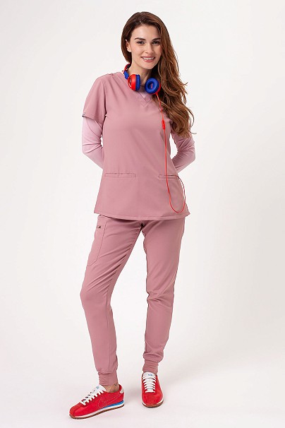 Dámska lekárska súprava Sunrise Lite Fit jogger pastelovo ružová