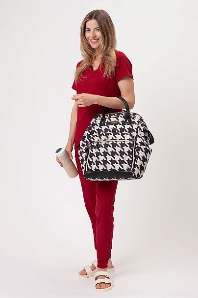 Dámska lekárska súprava Sunrise Lite Fit jogger burgundová