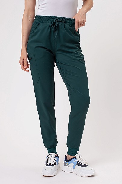 Dámske lekárske nohavice Sunrise Lite Fit jogger tmavo zelené