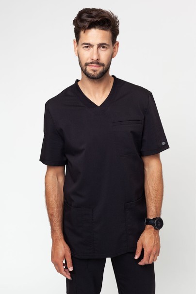 Pánska lekárska blúza Dickies Balance Men V-neck čierna-1