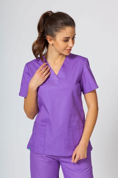 Lekárska blúzka Sunrise Uniforms fialová-1
