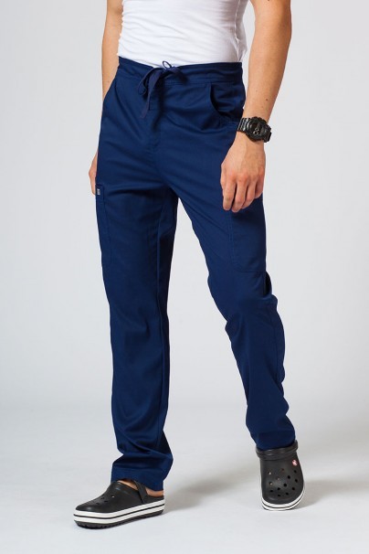 Lekárske nohavice Maevn Matrix Men Classic námornícky modré-1