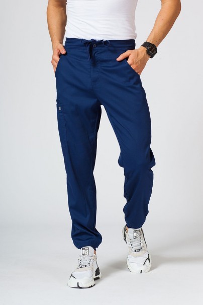 Lekárske nohavice Maevn Matrix Men námornícky modré-1
