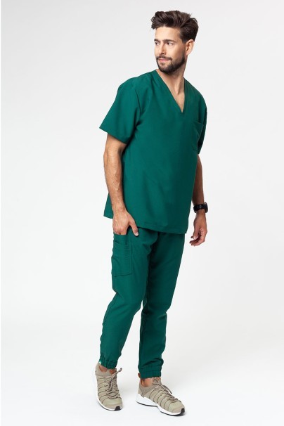 Lekárska súprava Sunrise Uniforms Premium Men (blúzka Dose, nohavice Select) tmavo zelená-1