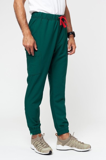 Pánske nohavice Sunrise Uniforms Premium Select tmavo zelené-1