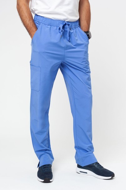 Pánske lekárske nohavice Adar Slim Leg Cargo modré-1
