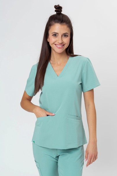 Lekárska blúzka Sunrise Uniforms Premium Joy aqua-1