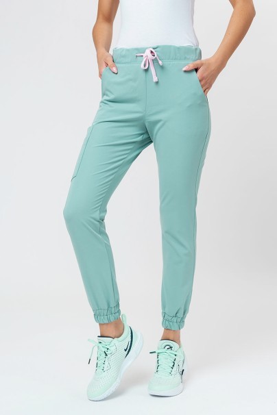 Dámske nohavice Sunrise Uniforms Premium Chill jogger aqua-1