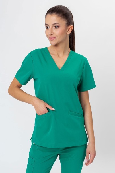 Lekárska blúzka Sunrise Uniforms Premium Joy zelená-1