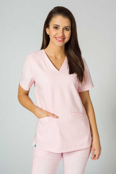 Lekárska blúzka Sunrise Uniforms Premium Joy pastelová ružová-1