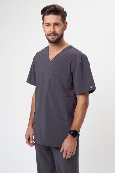 Pánska lekárska blúza Dickies EDS Essentials V-neck Men šedá-1