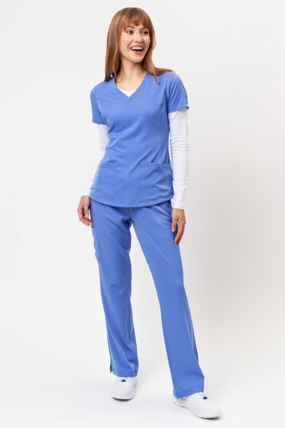 Dámska lekárska súprava Healing Hands (blúza Monica, nohavice Rebecca) klasicky modrá-1