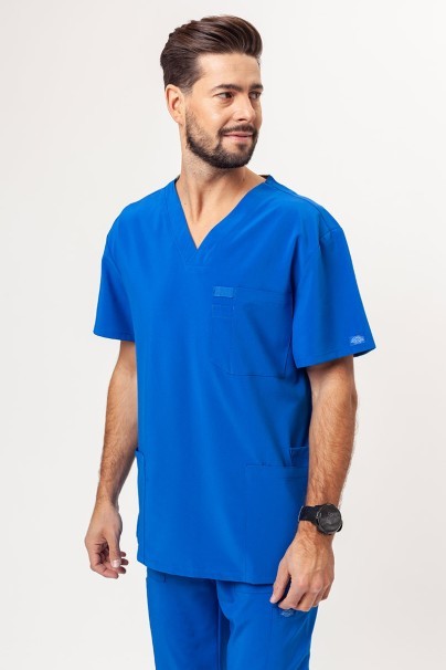 Pánska lekárska blúza Dickies EDS Essentials V-neck Men kráľovsky modrá-1