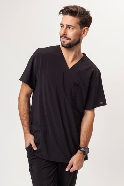 Pánska lekárska blúza Dickies EDS Essentials V-neck Men čierna-1