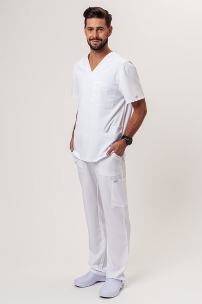 Pánska lekárska súprava Dickies EDS Essentials (vrchný diel V-neck, nohavice Natural Rise) biela-1