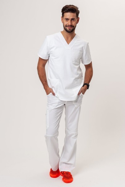 Pánska lekárska súprava Cherokee Revolution (blúza V-neck, nohavice Fly Cargo) biela-1