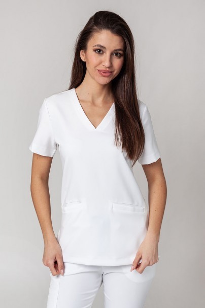 Lekárska blúzka Sunrise Uniforms Premium Joy biela-1