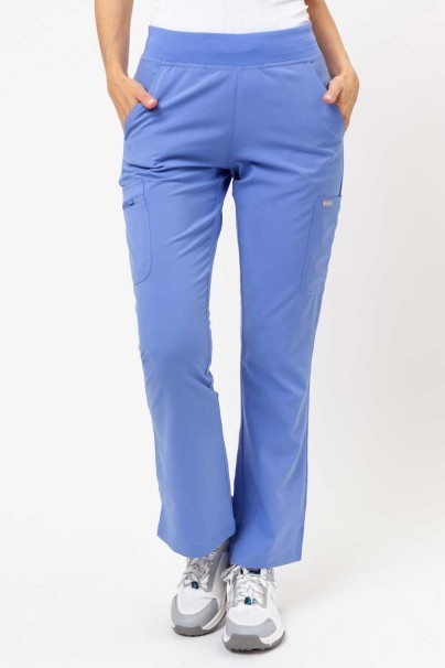 Dámske lekárske nohavice Maevn Momentum Flare klasicky modré-1