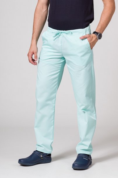 Pánske lekárske nohavice Sunrise Uniforms Basic Regular mátové-1