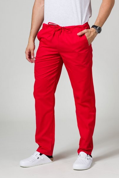 Univerzálne lekárske nohavice Sunrise Uniforms červené-1