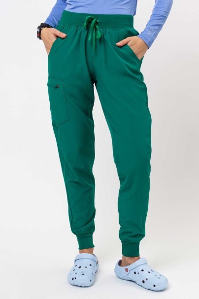 Dámske lekárske nohavice Uniforms World 309TS™ Valiant zelené-1
