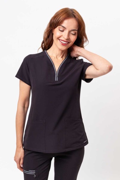 Dámska lekárska blúzka Healing Hands Sonia čierna-1