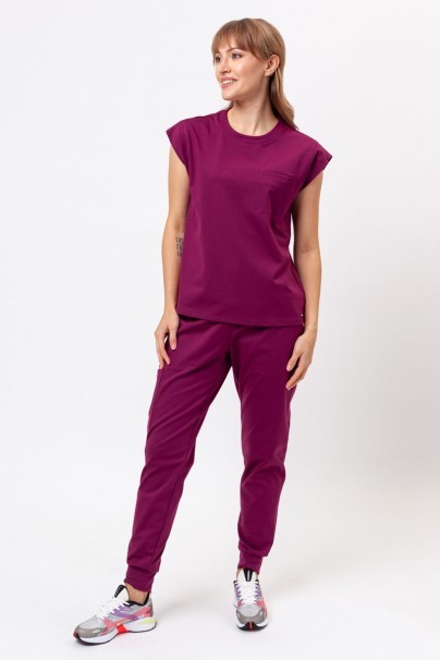 Dámska lekárska súprava Cherokee Achieve čerešňová červená-1